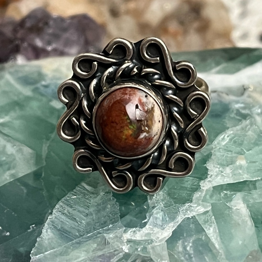 Fire Opal Ring - Picture 6 of 6